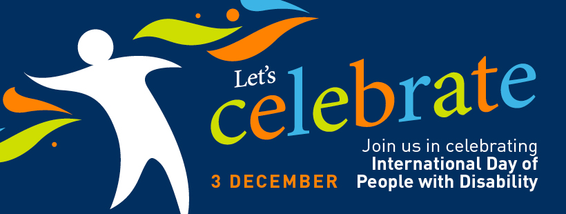 Today, 3 December 2018, is International Day of People with Disability