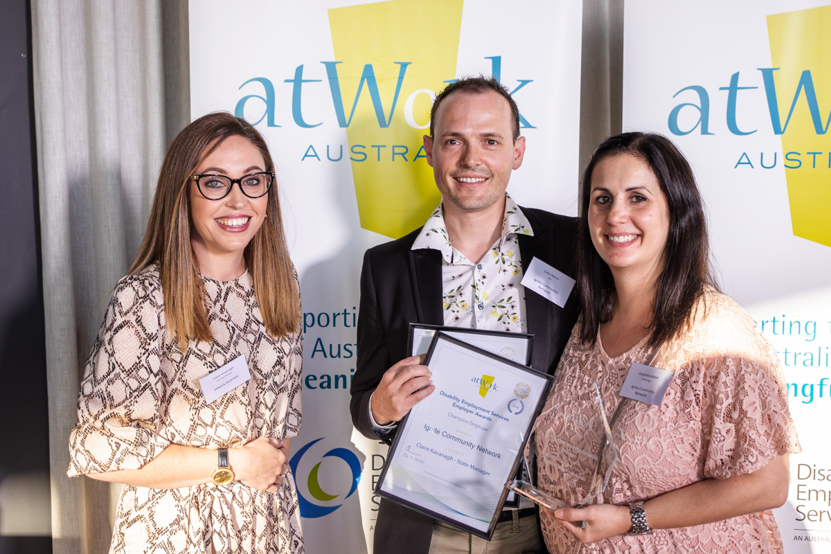 Winners of atWork Australia’s 2020 WA DES Employer Awards announced