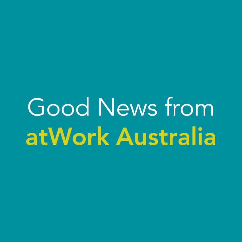 Spencer starts his first ever full-time role with the support of atWork Australia