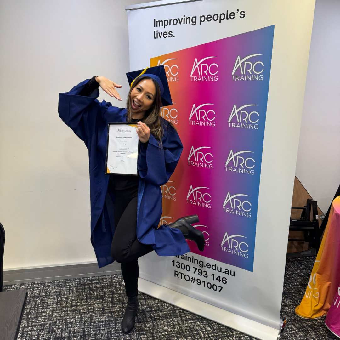 Congratulations Emily for completing her Certificate III in Individual Support